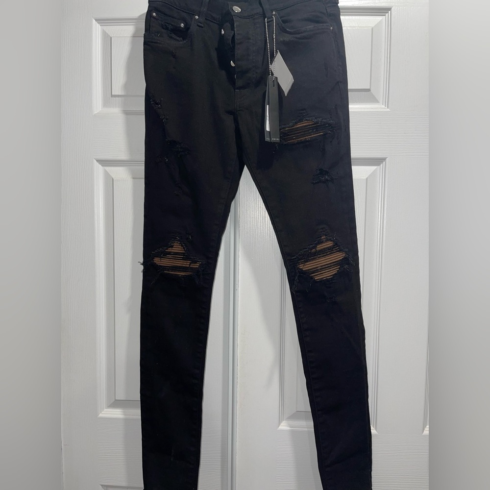 Amiri CLAY INDIGO distressed Jeans. Brand new. Stretch. Size :31 X 34